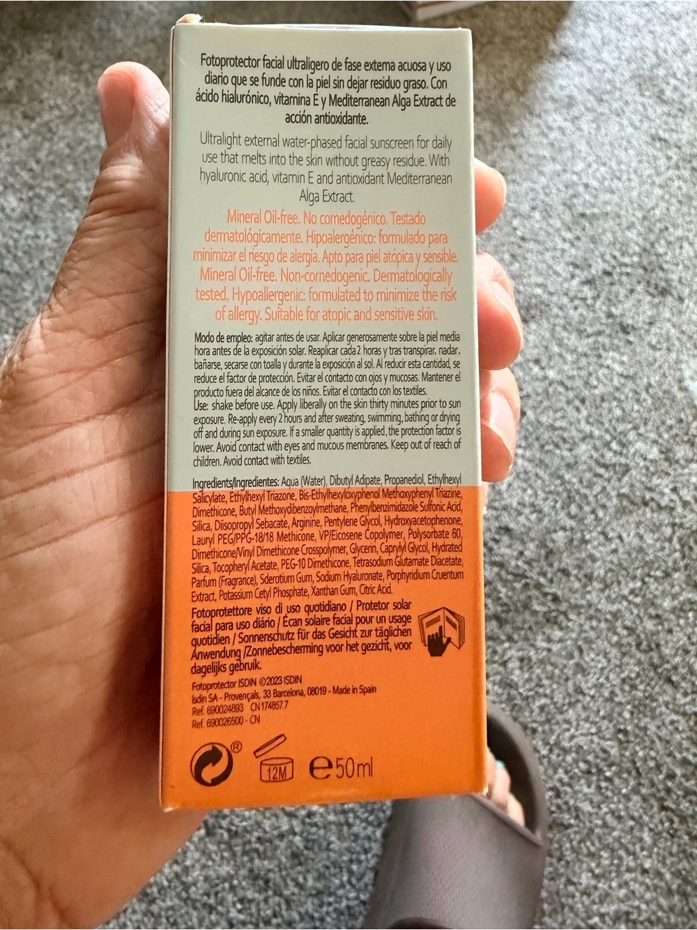ISDIN Photoprotection Fundamental Magic SPF 50+ Sunscreen - White